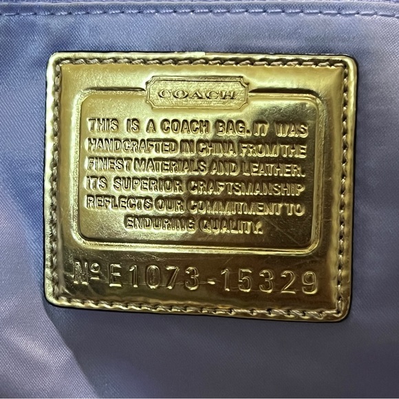 COACH POPPY EMBOSSED EXOTIC XL SPOTLIGHT 15329 Python Print Bag 15329 - Picture 6 of 9